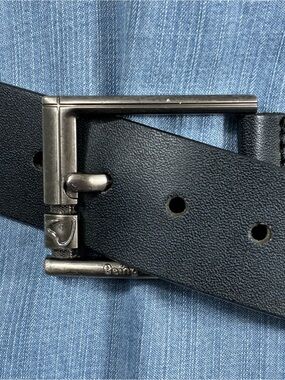 Plus size Being Human Womens belt Sz 2XL leather heart engraved buckle